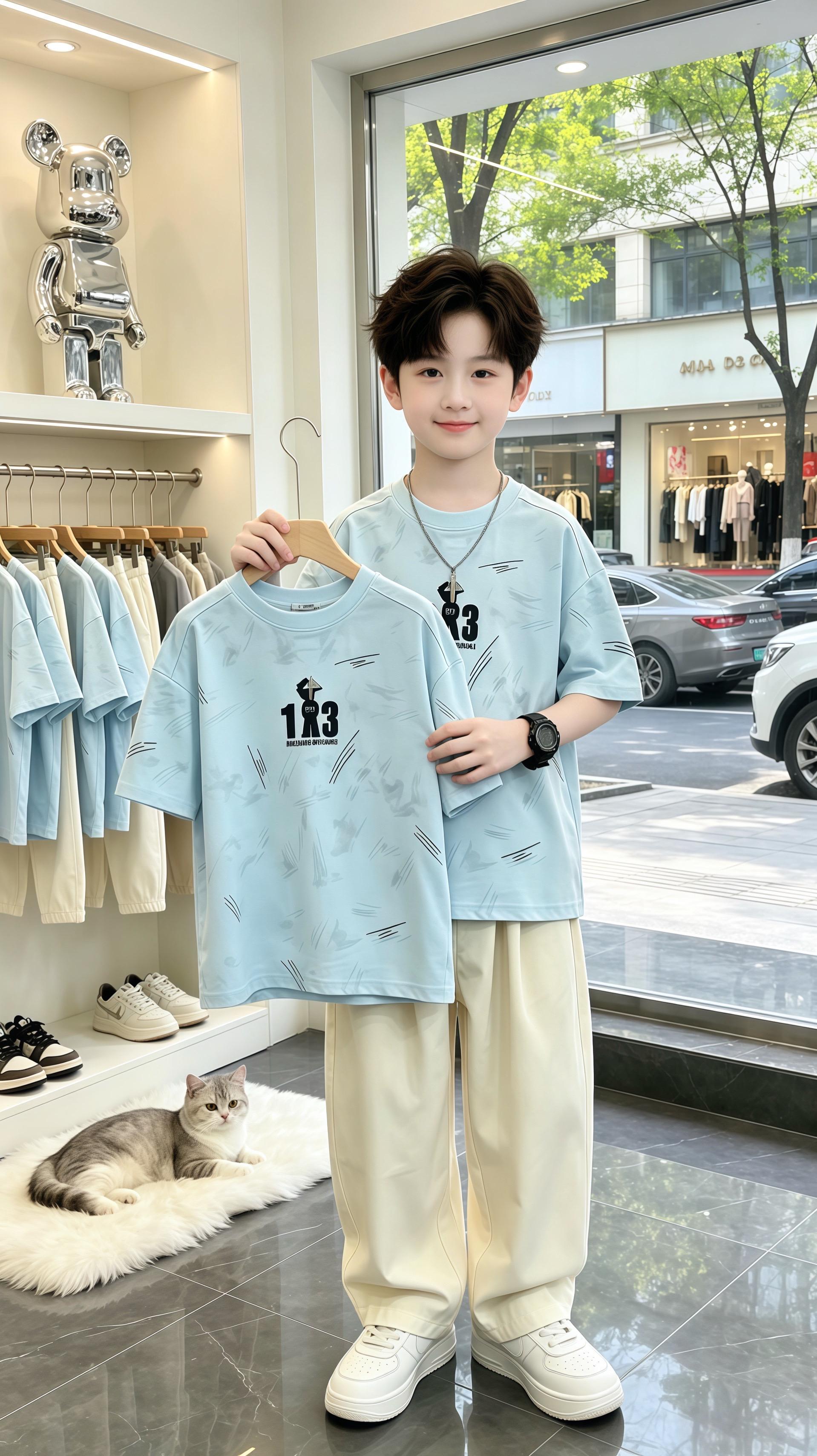 穿搭 高品质童装 夏季穿搭 男生穿搭 Ai