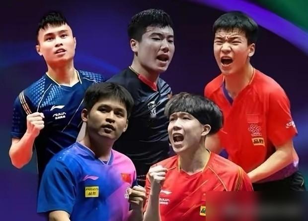 国乒还没到伦敦，张本智和就放话了：跟咱们五五开，这次金牌必须是他的。
你以为就