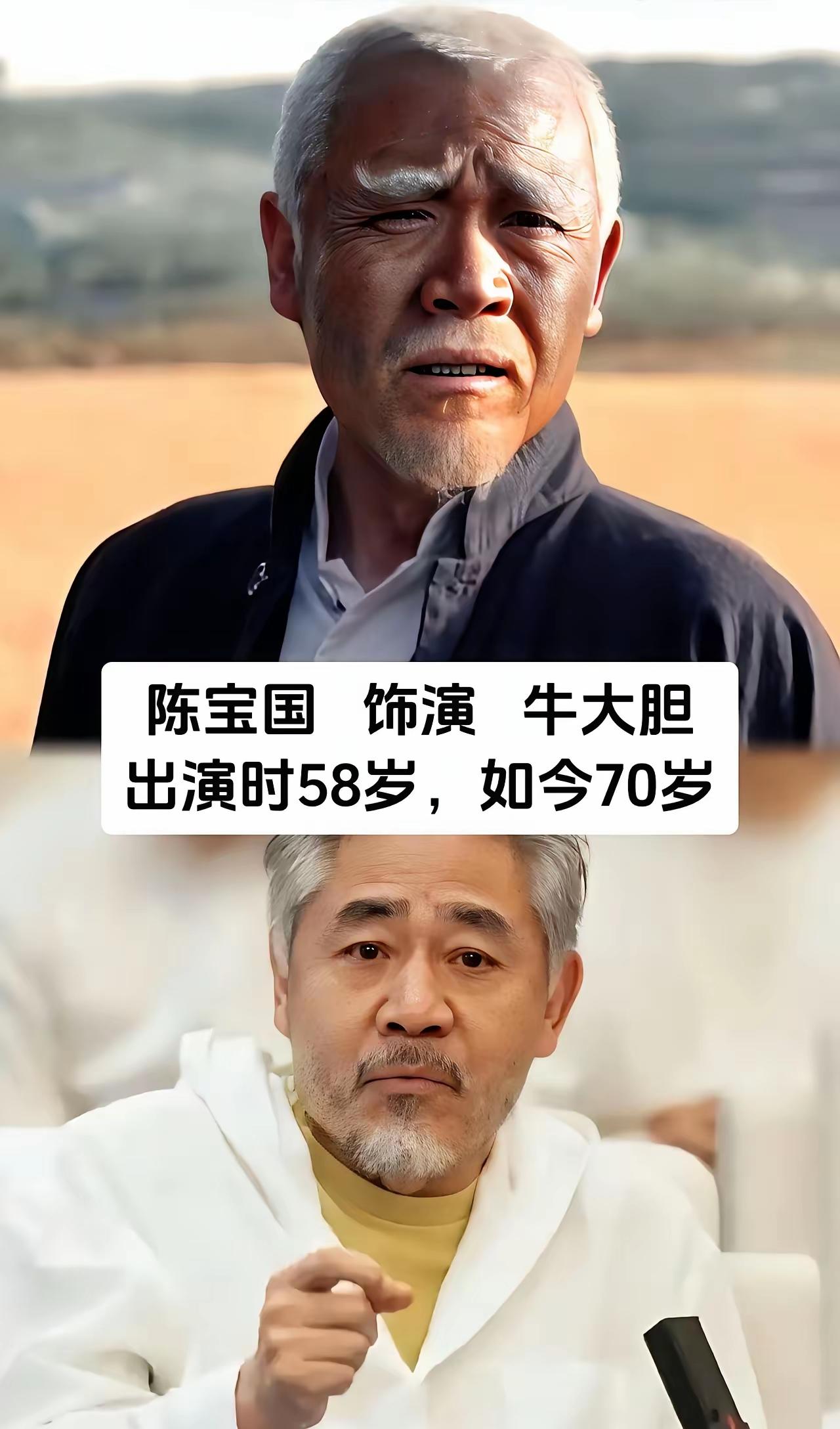 《老农民》这部电视剧演员演技特别好
牛大胆与陈宝国：戏里戏外都是拼命三郎 陈宝国