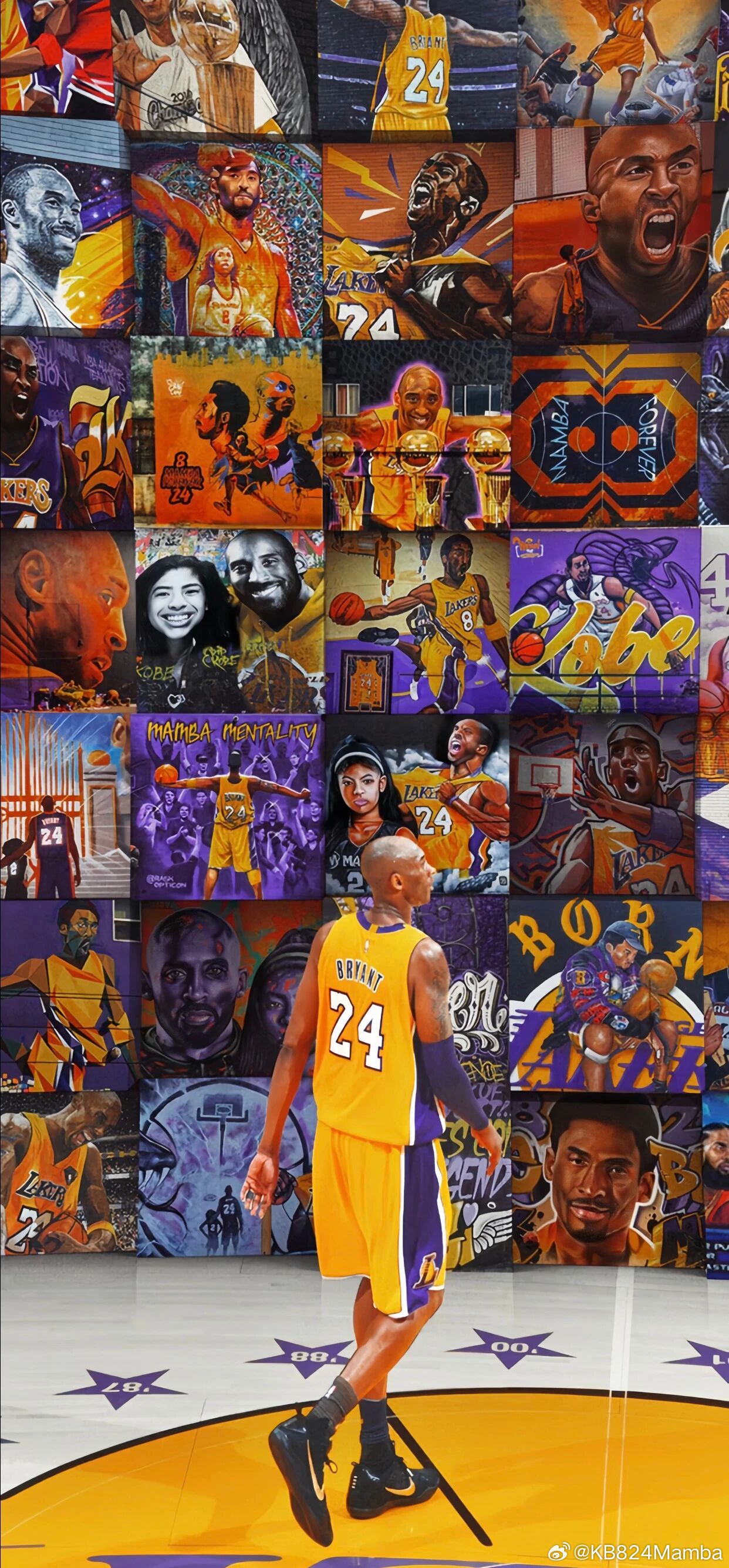 凌晨四点🕓💜💛科比KobeBryant凌晨四点