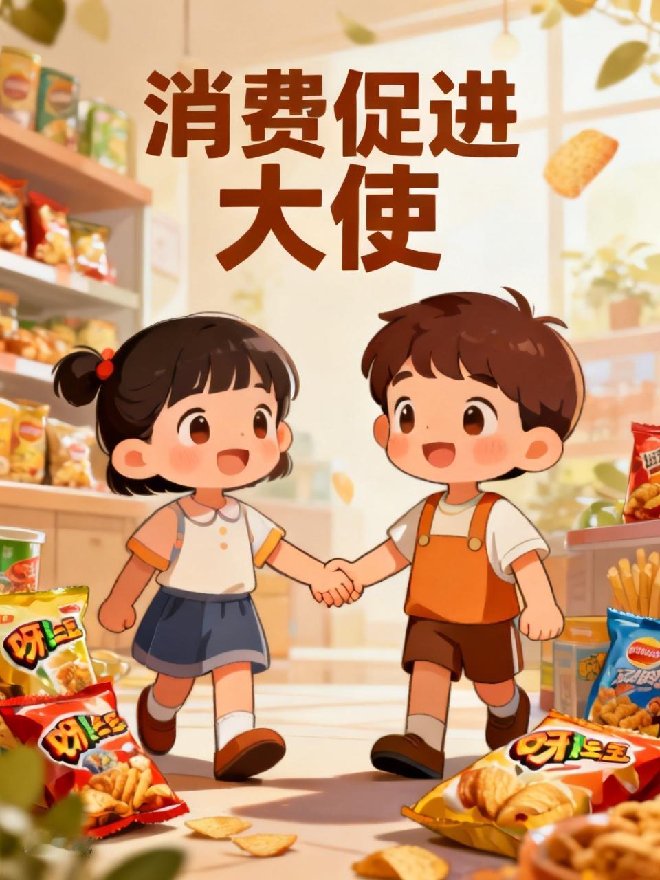 这俩娃儿确实有让人眼前一亮的感觉，清纯漂亮的形象简直太吸睛啦！要是让他们做消费促