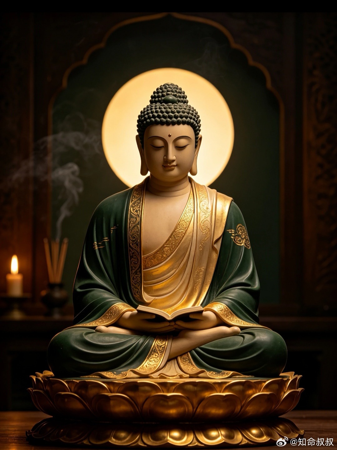 见佛祈福🙏，祈愿善念生生不息，福报日日累加，全家被福护佑，万事圆满顺遂。阿弥陀