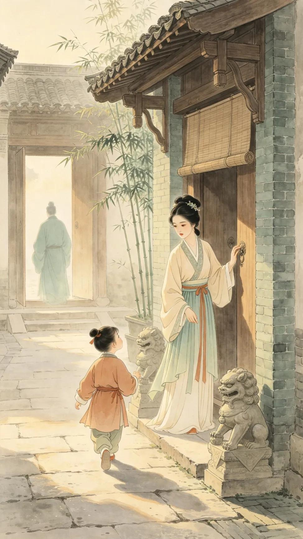 潘金莲心真大，不太能理解这个女人。
说潘金莲虐待武大前妻之女迎儿，这以后母来解释