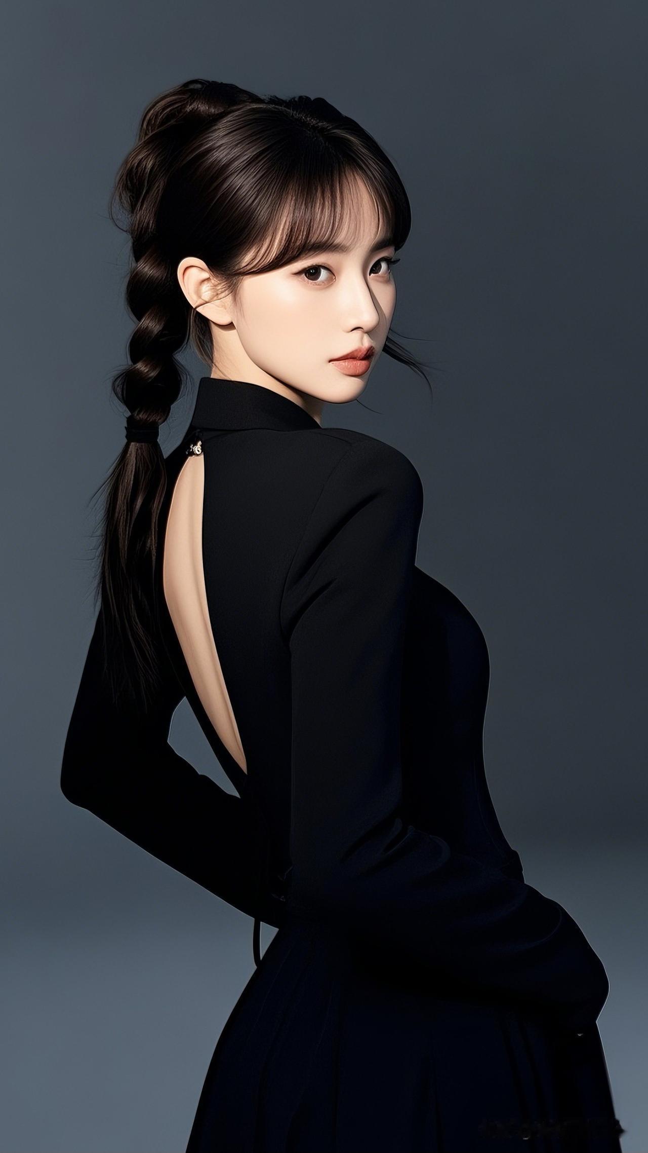 优雅黑裙，气质迷人，尽显女性魅力！💃🏻✨现实中见过最有气质的女生是什么样