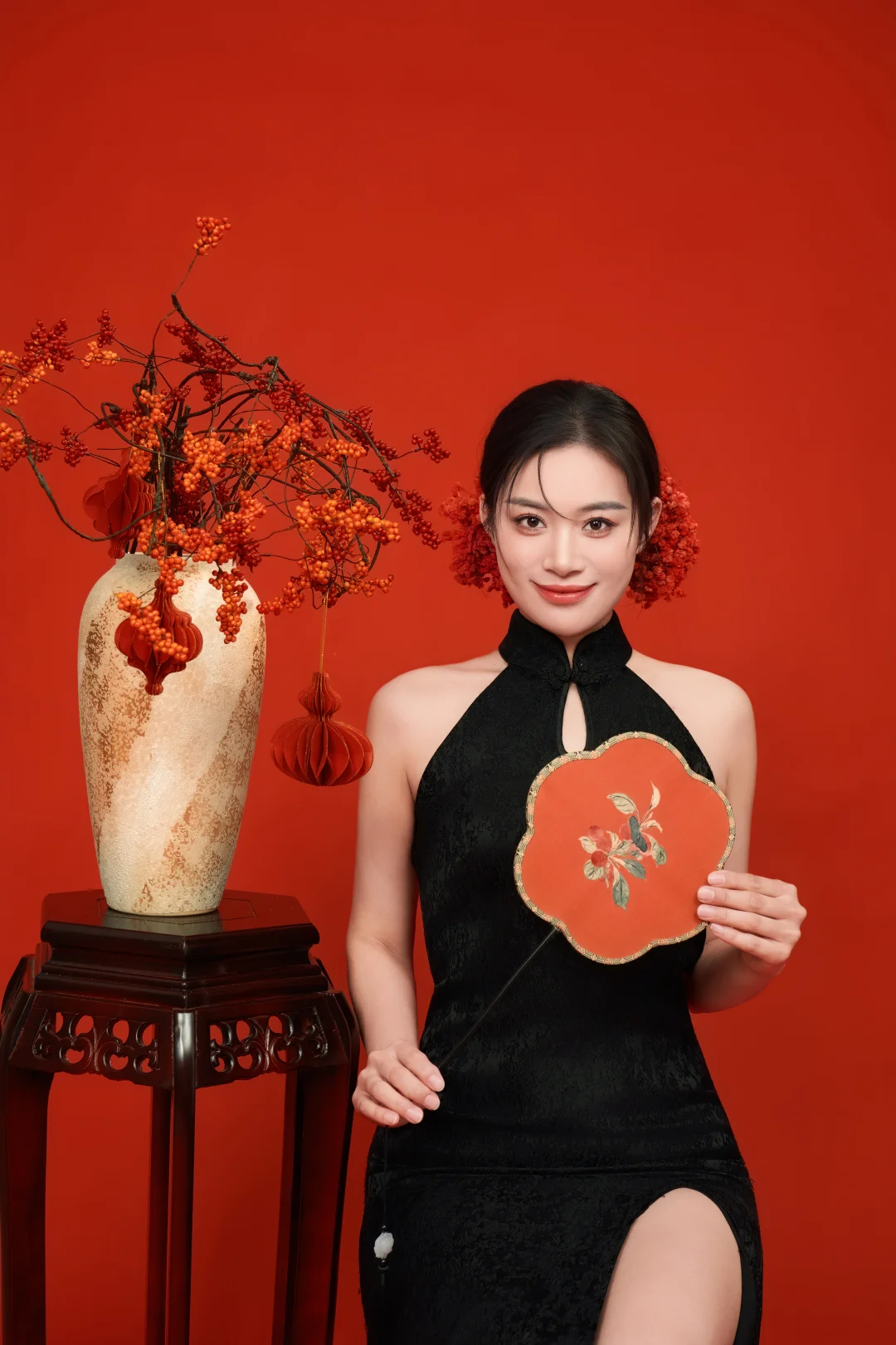 想看看大家的新年旗袍照