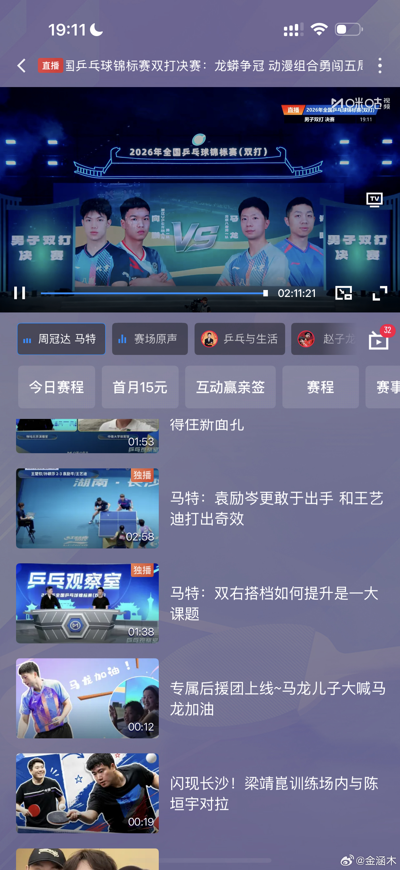 没了，看这气质，黄友政向鹏不0:3都算可以了。打的不主动，没气势。 