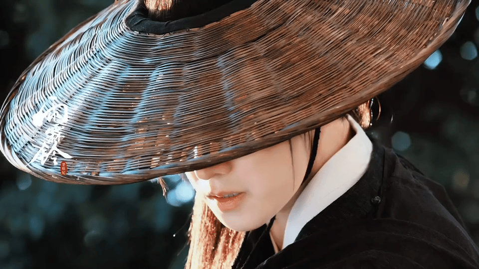 杨洋戴斗笠vs丁禹兮戴斗笠古装斗笠名场面合集！杨洋清冷孤寂，仿佛行走在绵绵烟雨中