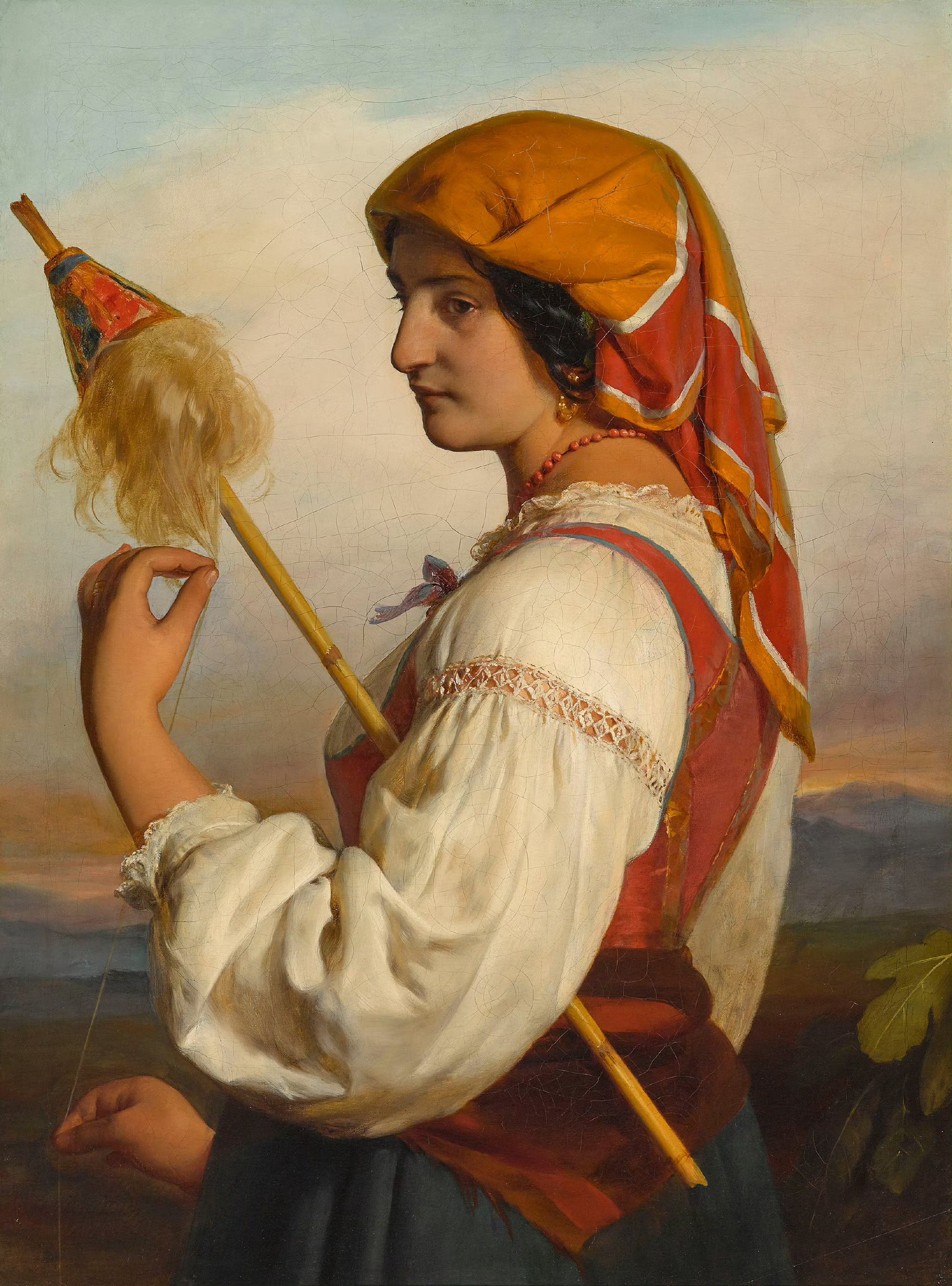 奥地利艺术家Friedrich von Amerling的人物油画作品艺术达人遇