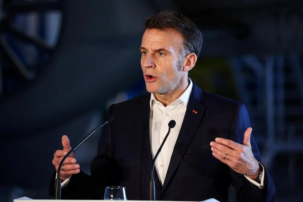 法国总统马克龙星期一（3月9日）宣布，法国将派遣两艘护卫舰前往红海，加入欧洲联盟