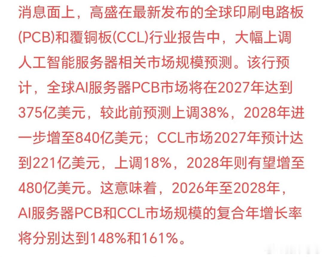 科技新细分主线批量涨停，海外机构上调行业空间高盛上调行业预期：2028年AI服务