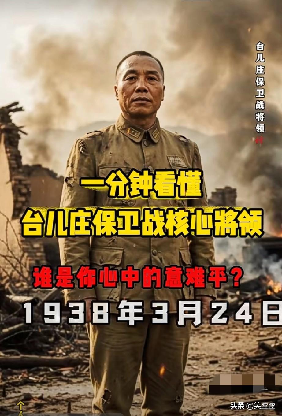 1938年的今天，震惊中外的台儿庄战役正式打响。这是中国抗日战争正面战场取得的一