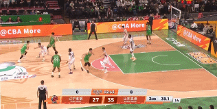 太流畅了！继伟长传+付豪秒传，张陈治锋单臂炸框，辽宁这反击美如画！辽宁男篮vs山