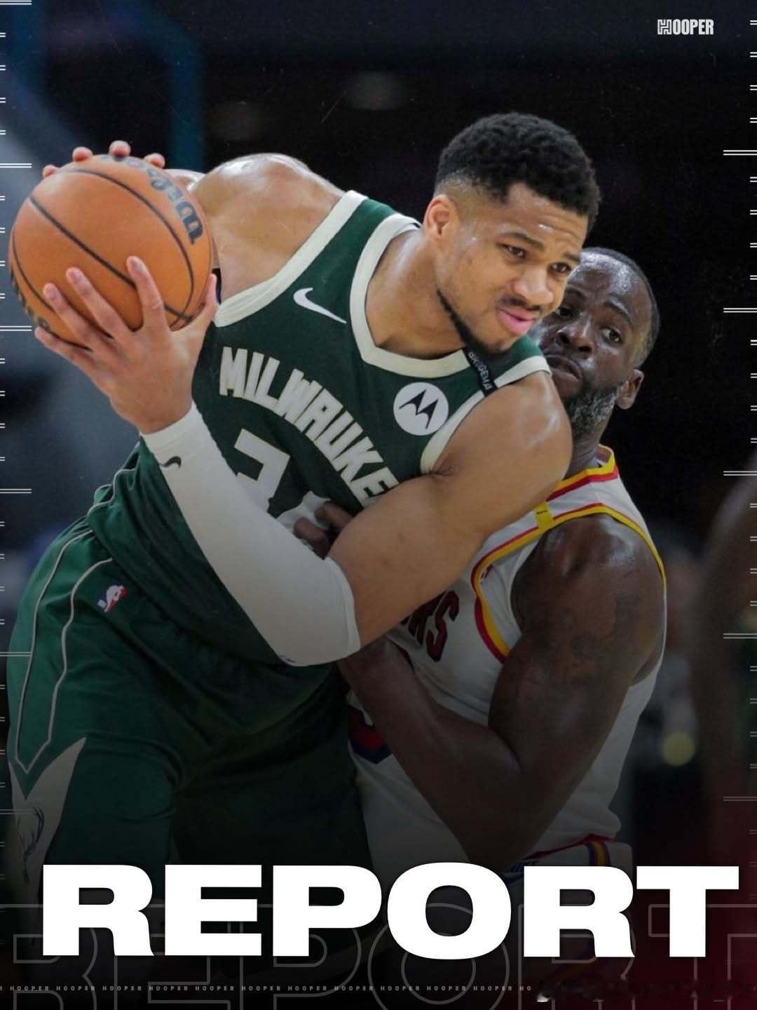 据Jake Fischer报道，勇士愿意用德雷蒙德·格林交易扬尼斯·阿德托昆博：