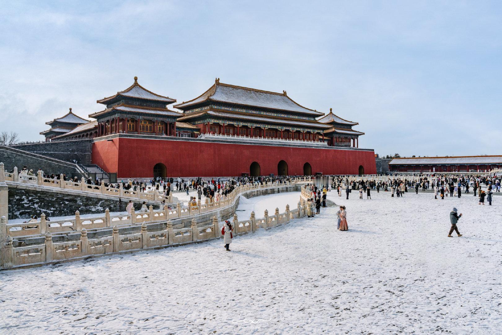 白雪似花，天垂一色。📍故宮博物院 ❷📸 2026-01-18摄影