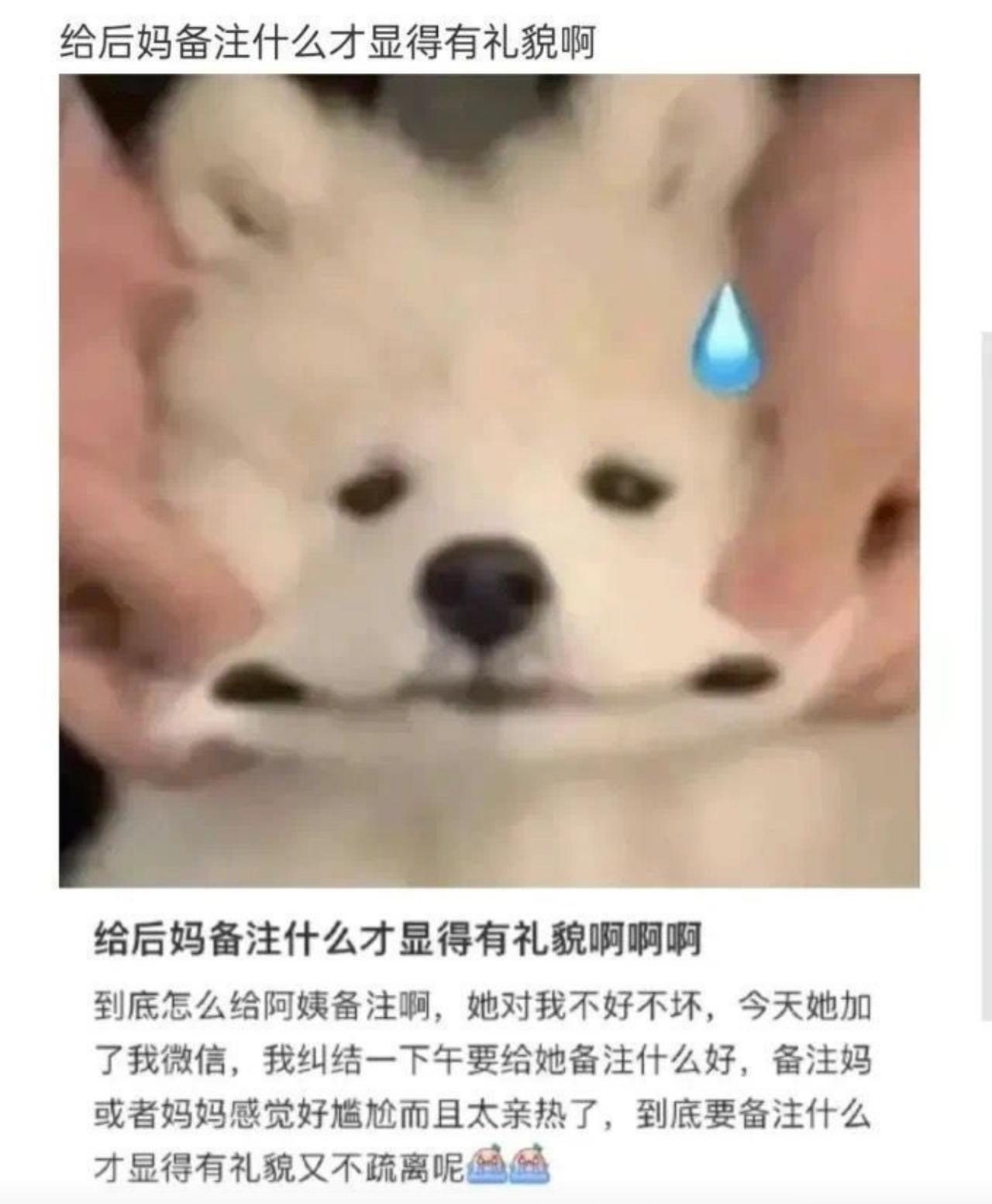 纠结一下午头发都薅秃了，给后妈备注太难拿捏了：喊妈浑身起鸡皮疙瘩太尬，直接写后妈