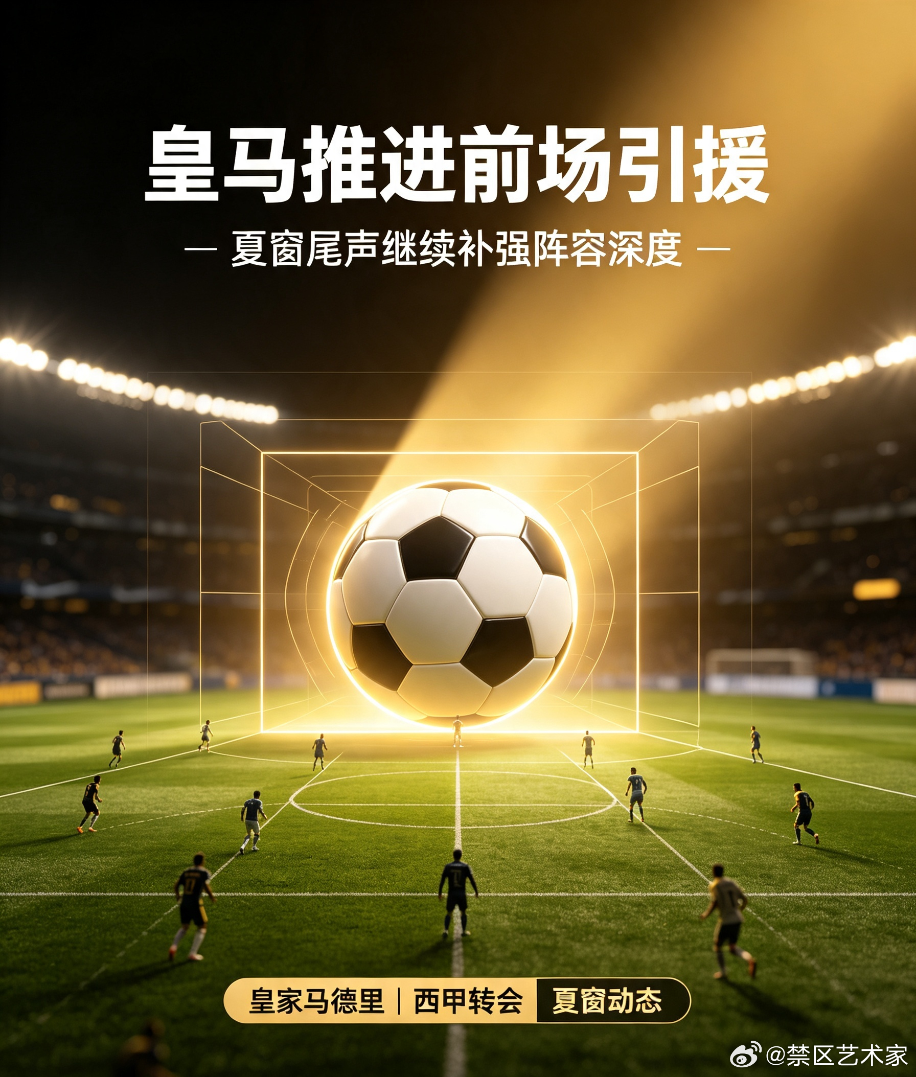 皇马持续推进前场引援工作，继续与多家俱乐部沟通，计划在夏窗尾声完善球队阵容深度。