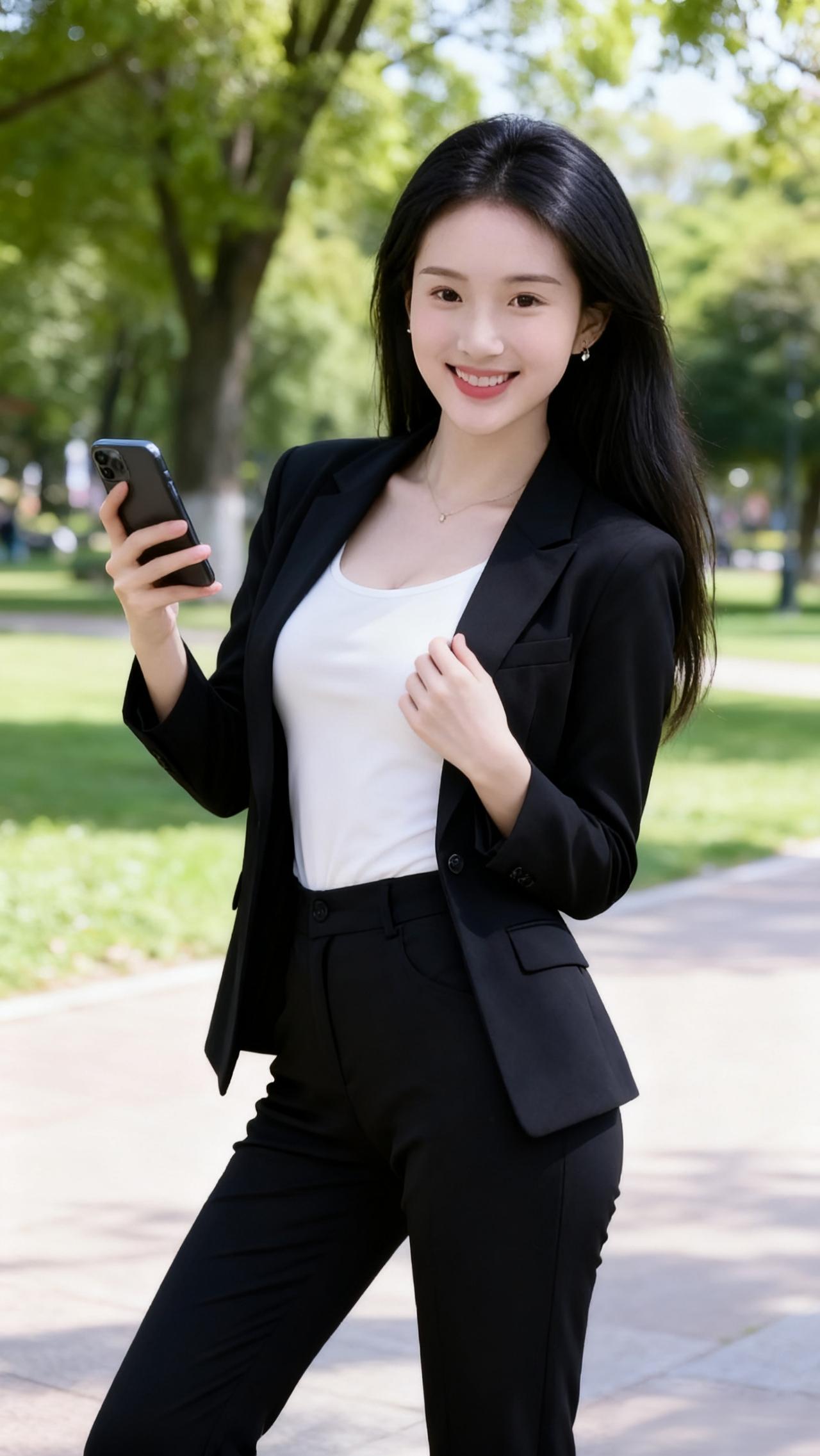 黑白配的穿搭，自信满满有哪些女生日常好看穿搭可以借鉴 街拍女生穿搭