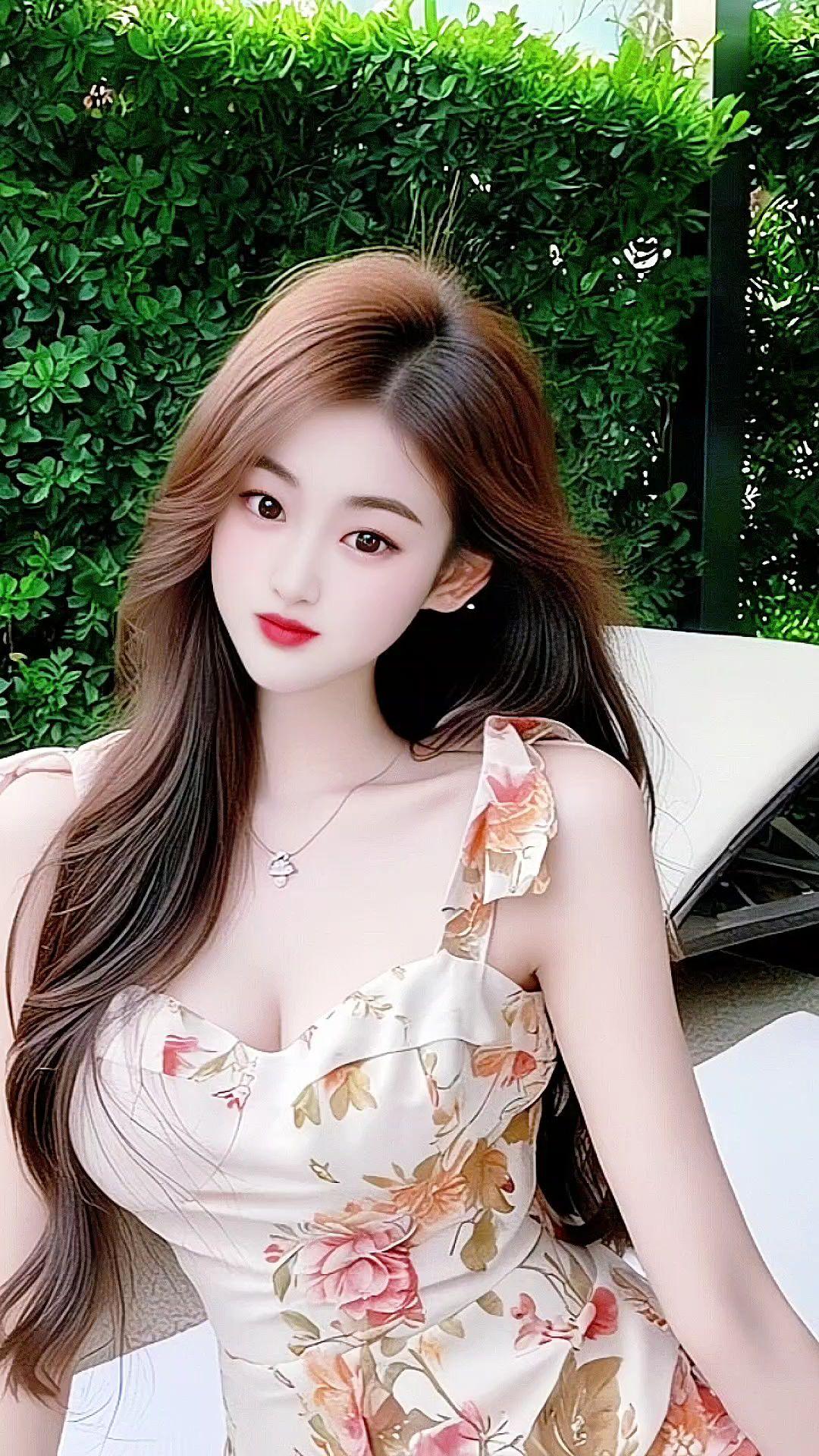 初夏穿搭 清纯甜美 温柔风 碎花裙 性感可爱