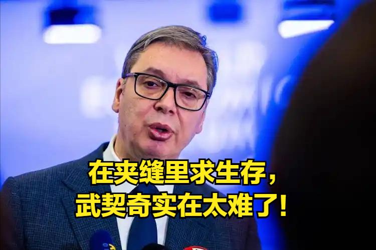 被特朗普羞辱，欧盟逼迫，在四方夹缝里游走的武契奇，实在太难了！
武契奇在访华前夕