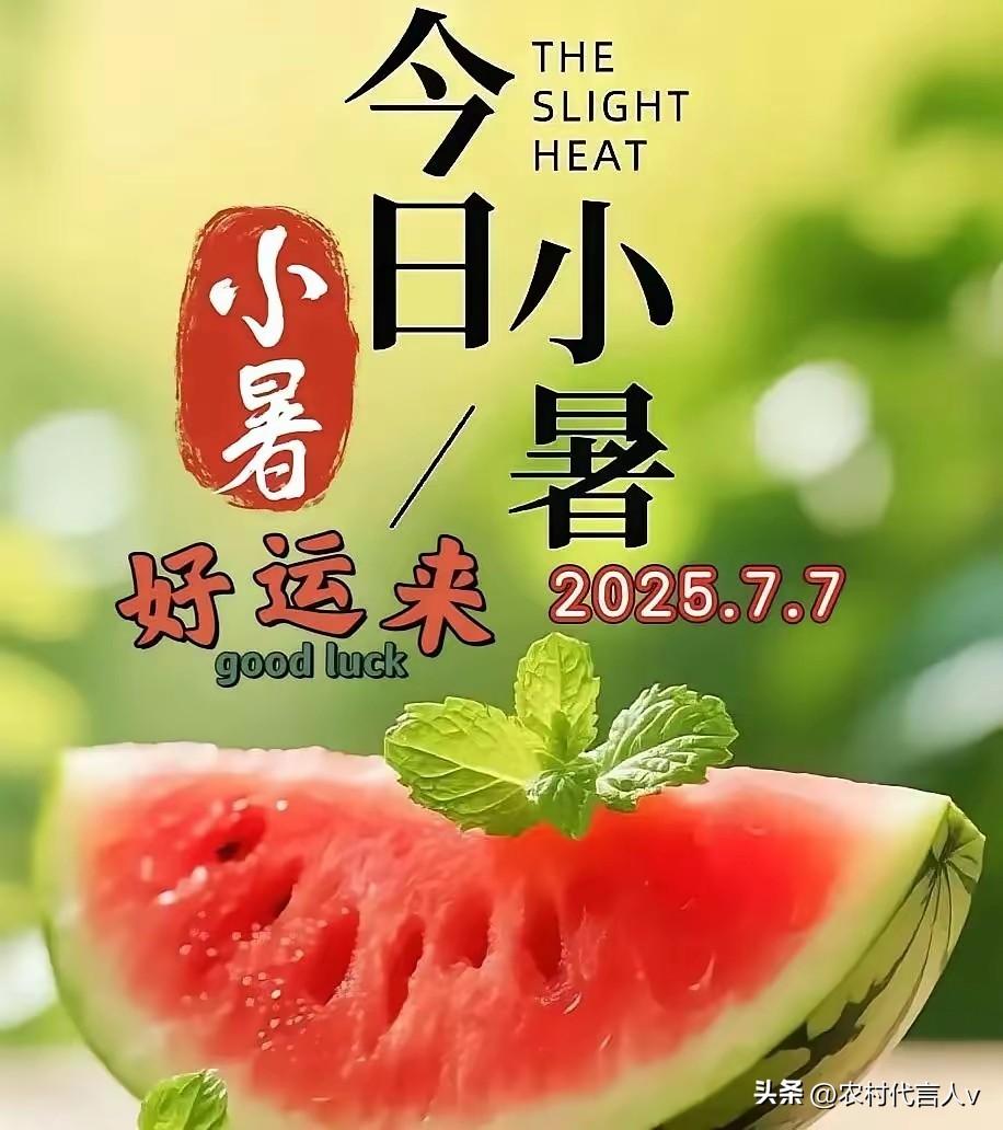 今日小暑，提醒要忌嘴：3不吃，3要吃，祛湿气、养阳气、健脾胃！
 
小暑一到，暑