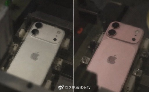 iPhone18外观曝光 蓝色 粉色 银折 两个镜头[思考][思考][思考] ​