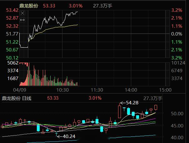 鼎龙股份300054，卖飞了！方向对了，吃肉的机会也就有了，还有在的朋友吗？ 