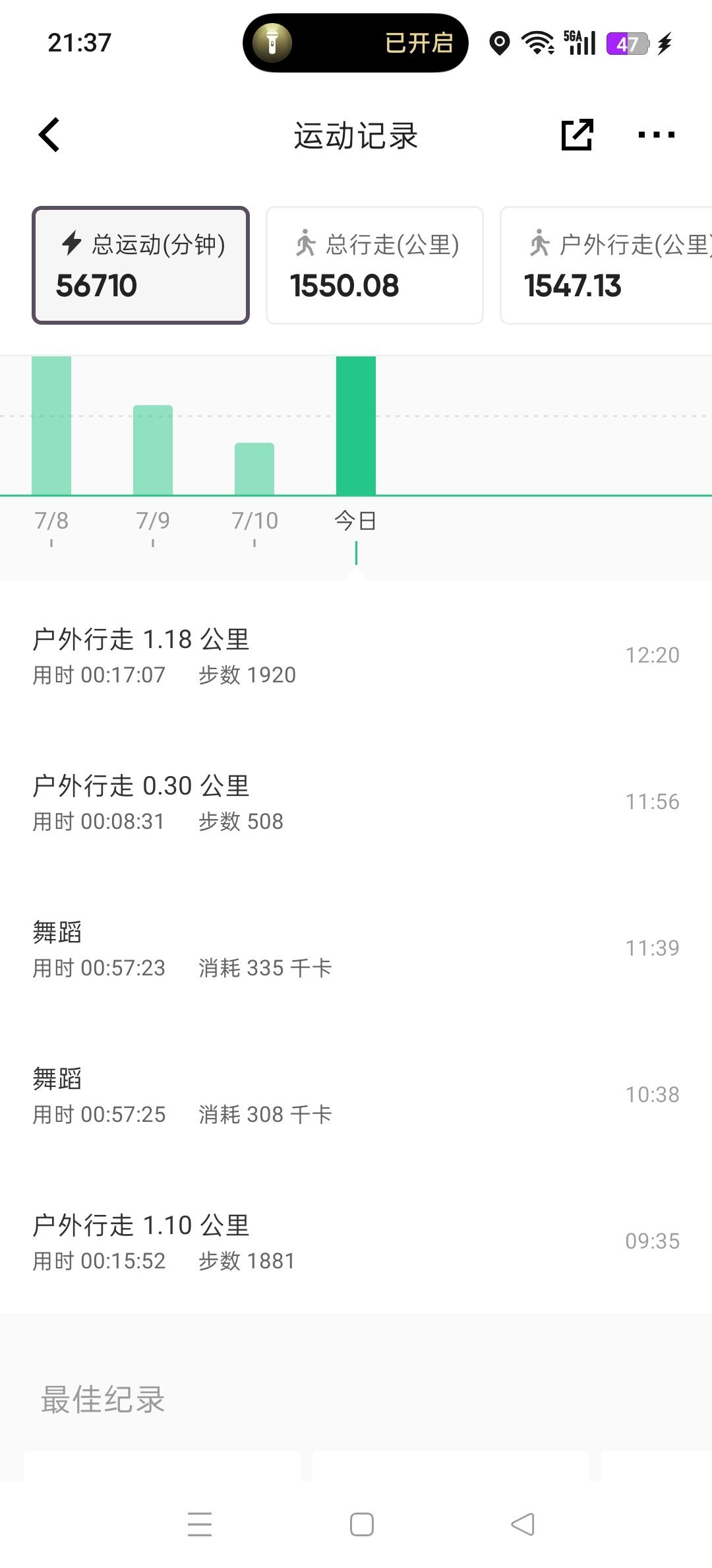 坚持运动打卡今天是2个小时hiphop课极端天气注意安全哟虞书欣粉丝专属减肥打卡