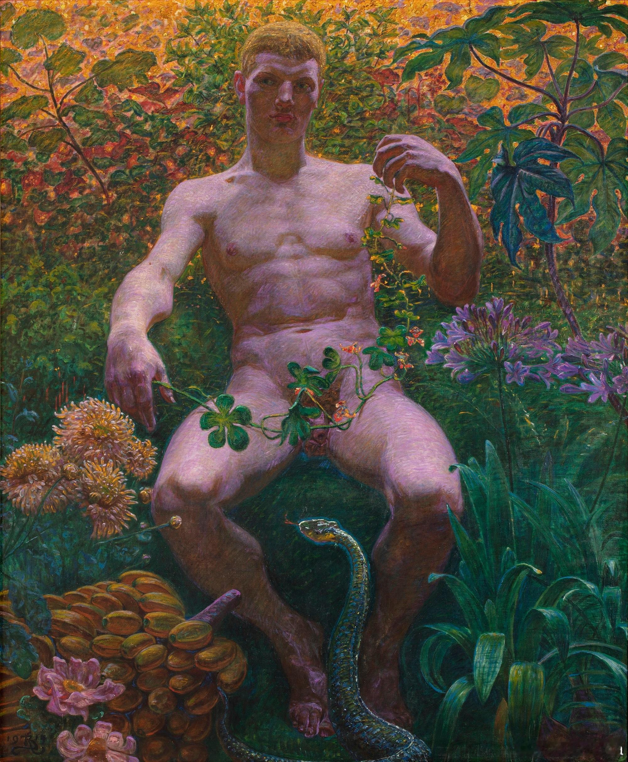 西洋历史文化鱼缸 丹麦画家克里斯蒂安·扎特曼（Kristian Zahrtman