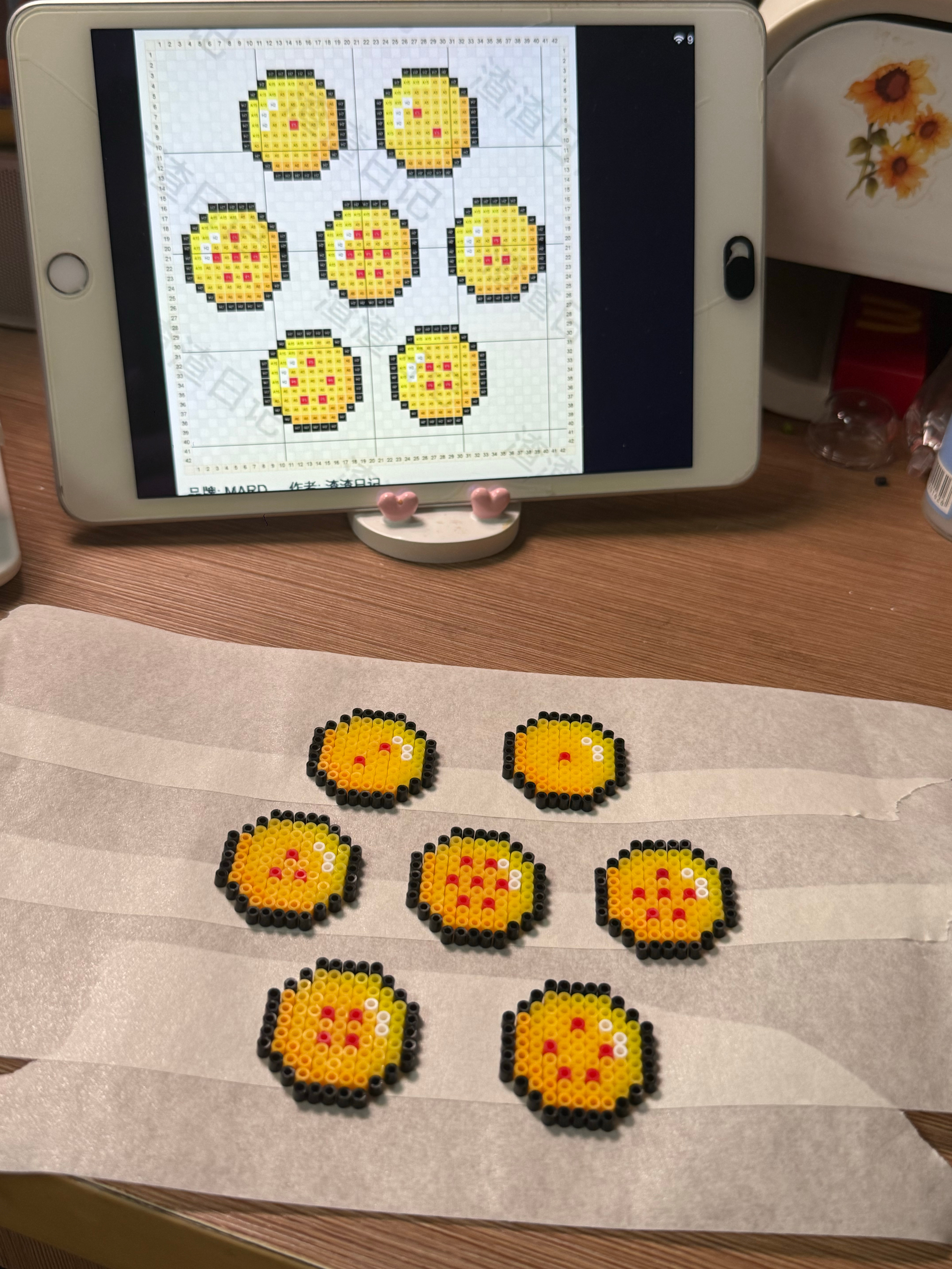 自从搞上了拼豆天天就像是进厂了一样两眼一睁就想着拼召唤神龙我有三个愿望