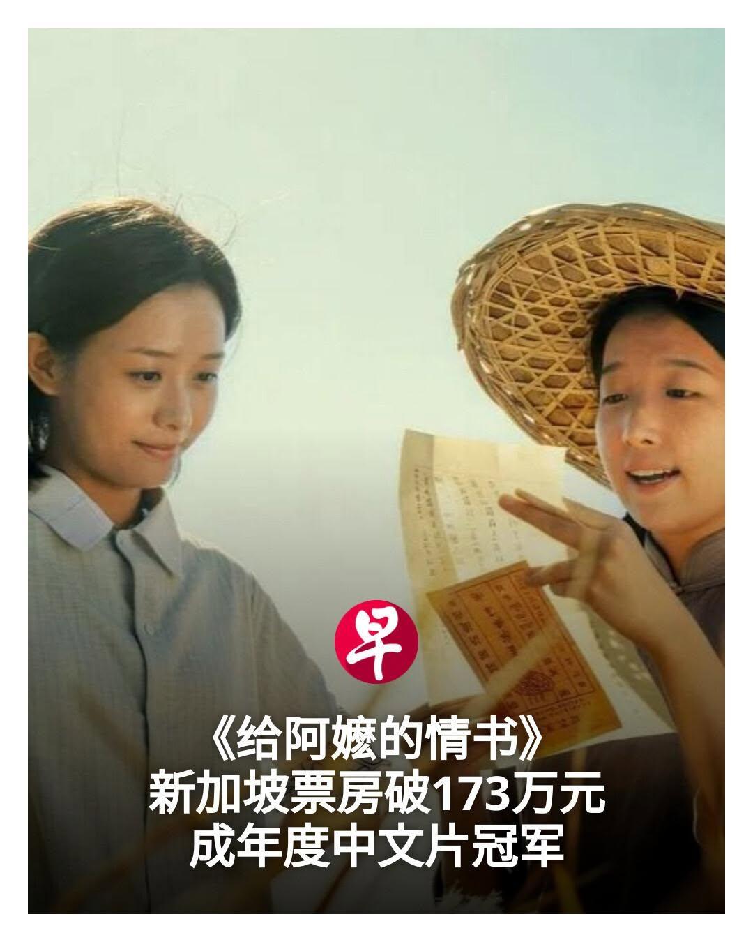 新加坡民众对《给阿嬷的情书》态度与个别精英成反差！

中国电影《给阿嬷的情书》在
