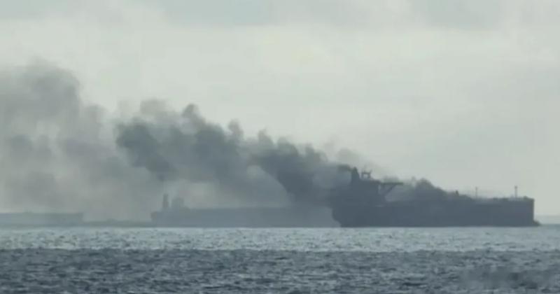 【俄罗斯油轮在土耳其海岸附近遭无人机袭击】网页链接彭博社援引土耳其媒体NTV的报