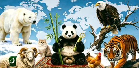 世界就那么几根骨头，目前基本都被咬住了！

全球几大关键博弈区域，每一块都有对应