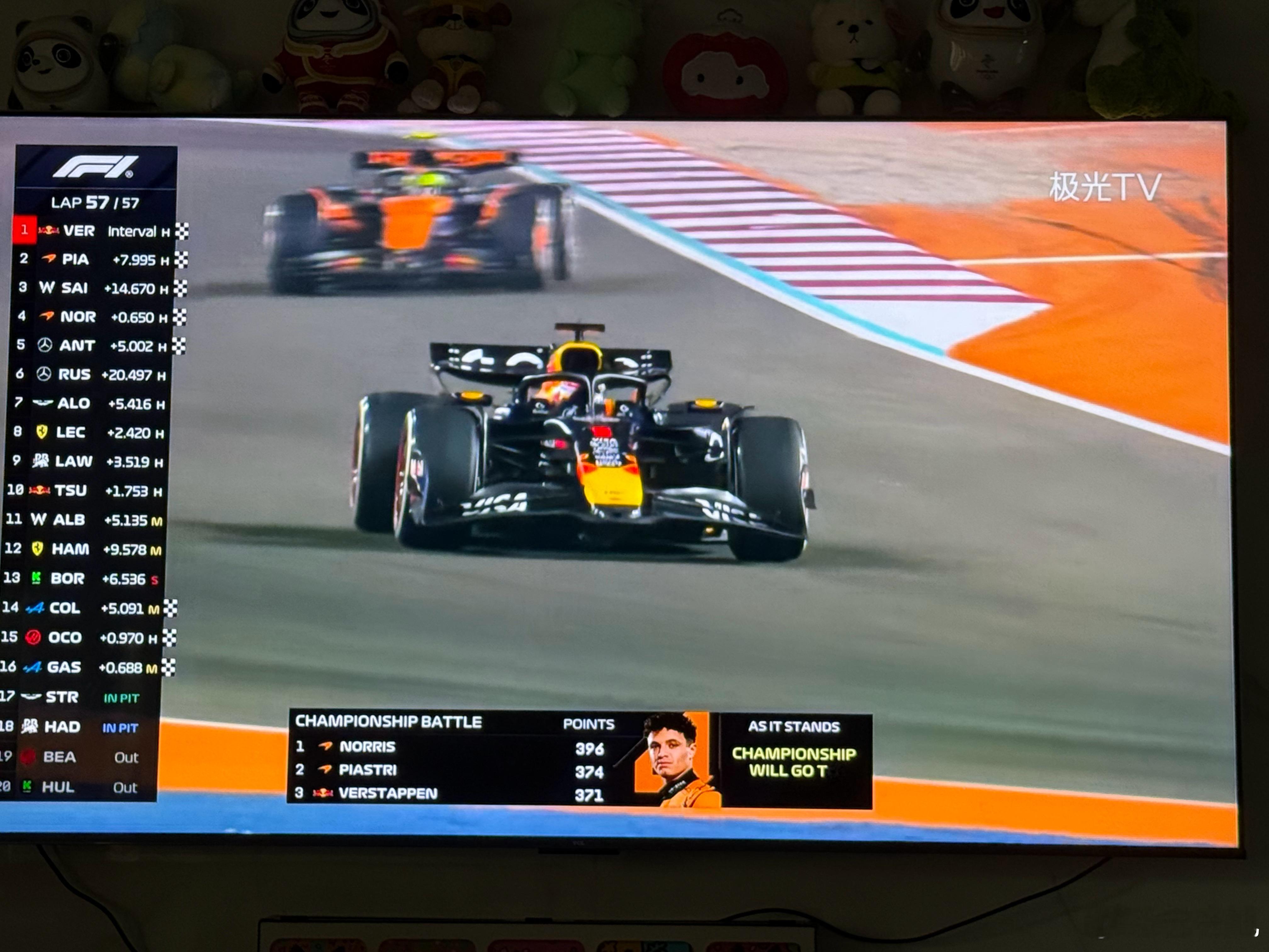 一觉醒来！维斯塔潘拿下卡塔尔站冠军，将F1年终车手总冠军的悬念留到了最后一站 