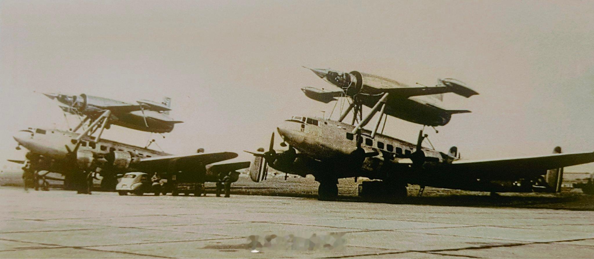 50 年代中期法国两架“Leduc 021”冲压发动机实验飞机。烽火问鼎计划航空