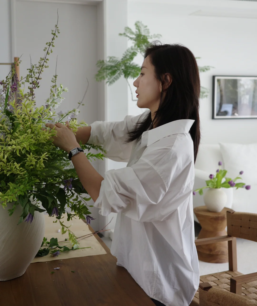 休息日plog丨家里和心里都要开满鲜花
