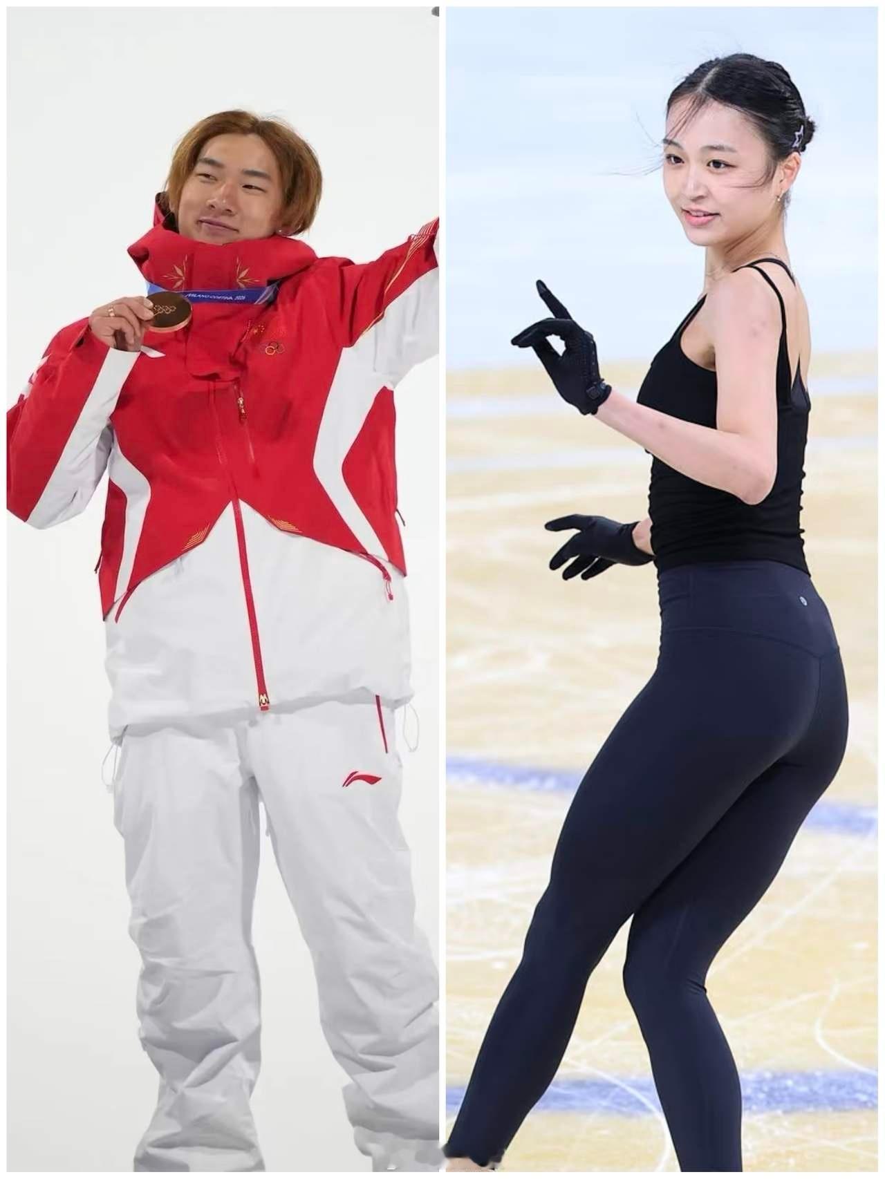 关于苏翊鸣的女友朱易，不查不知道，一查直接给跪了，这姑娘出生于2002年，身高1