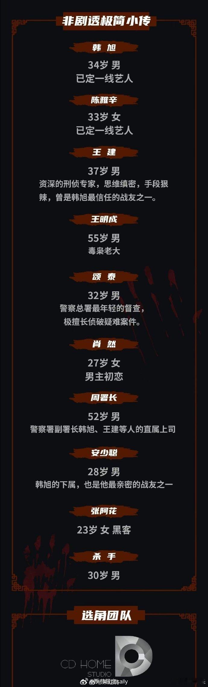 网传《致命游戏》导演新戏即将开机！悬疑剧《暗夜迷局》主演：霍建华、戚薇导演：彭发