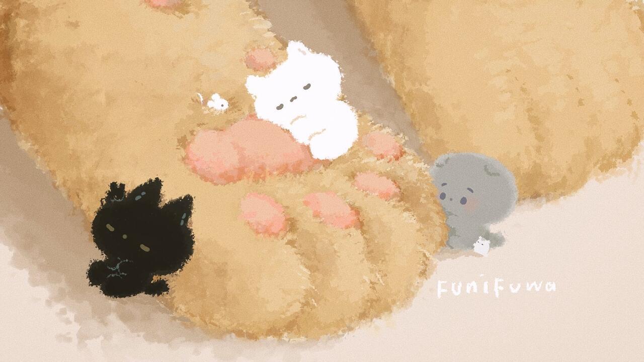 插画｜素材｜灵感｜壁纸｜二次元｜头像｜治愈｜氛围感女头｜审美积累插画师：ねこぶと