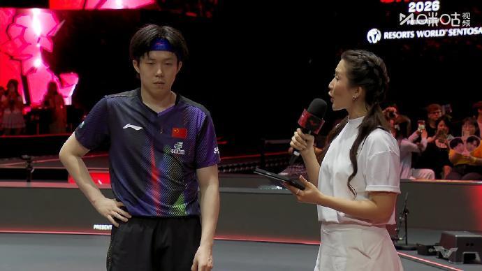 王楚钦回应3比0卢伟 王楚钦：没有太想去发挥成什么样，只是更想去赢下比赛，今天做