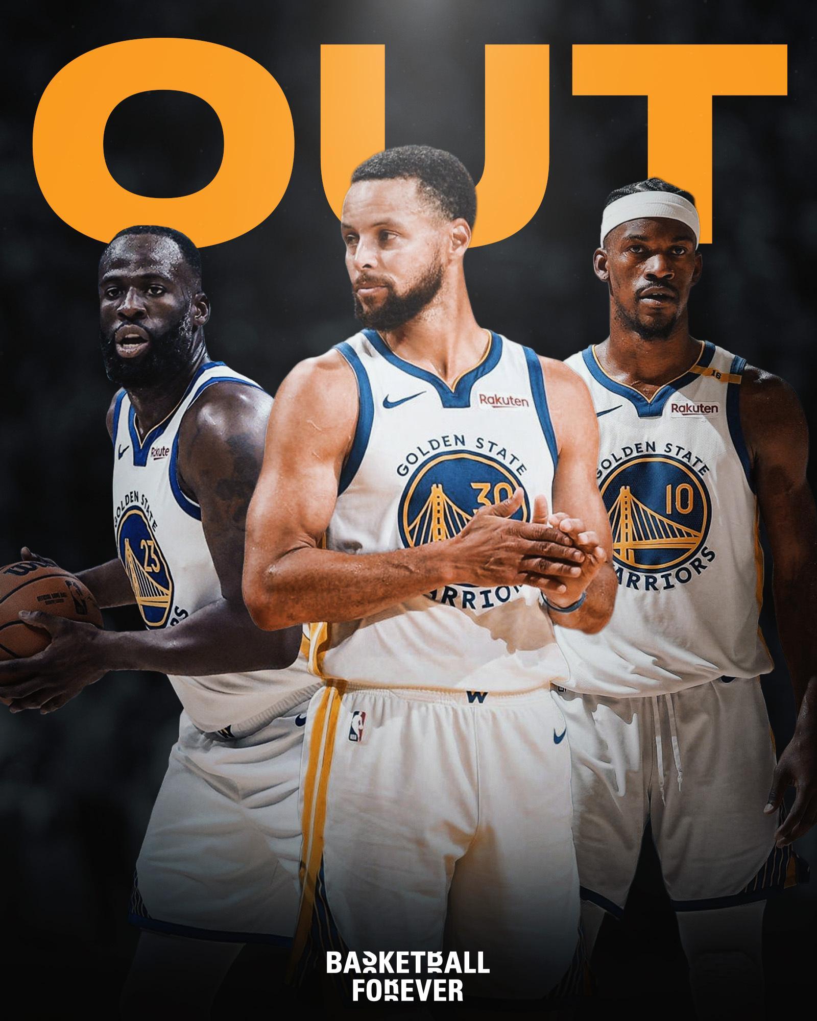 德雷蒙德格林今晚也缺席，本场VS国王，库追巴三人都不打期待霍福德带领勇士小将们赢