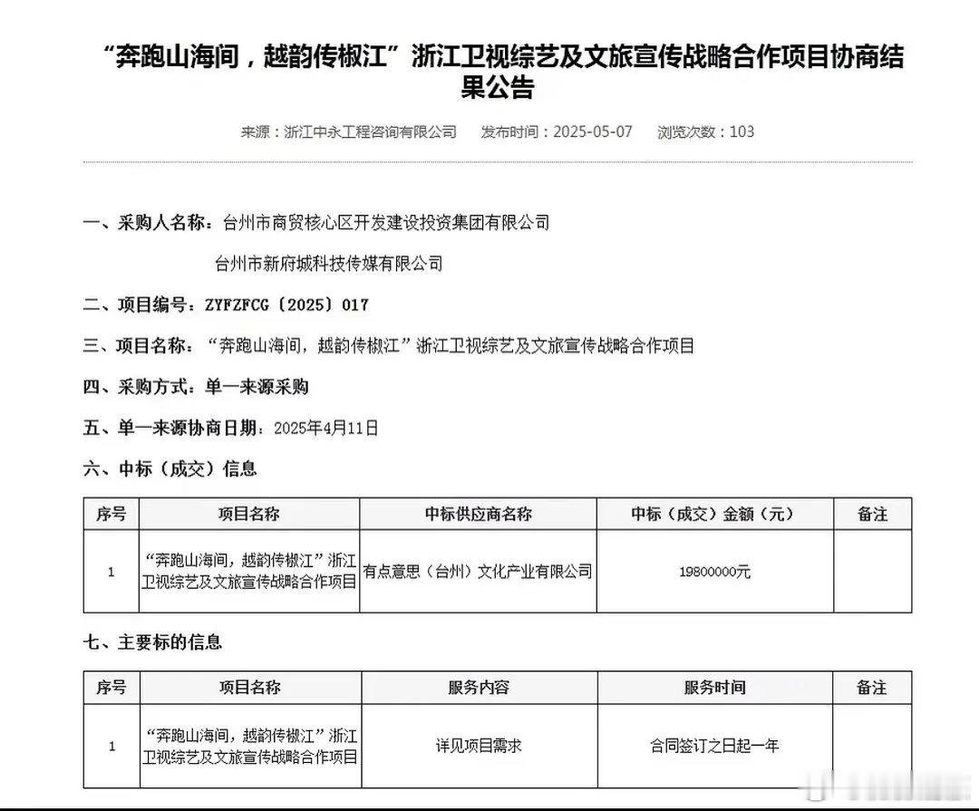 1980万？台州这项目负责人出来走两步奔跑吧称已关注到网友关切问题
