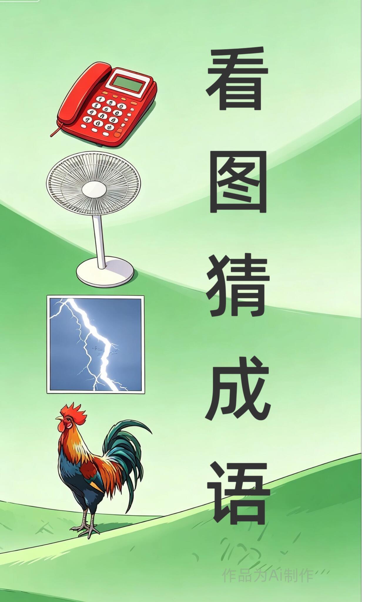 看图猜一猜，这是什么成语