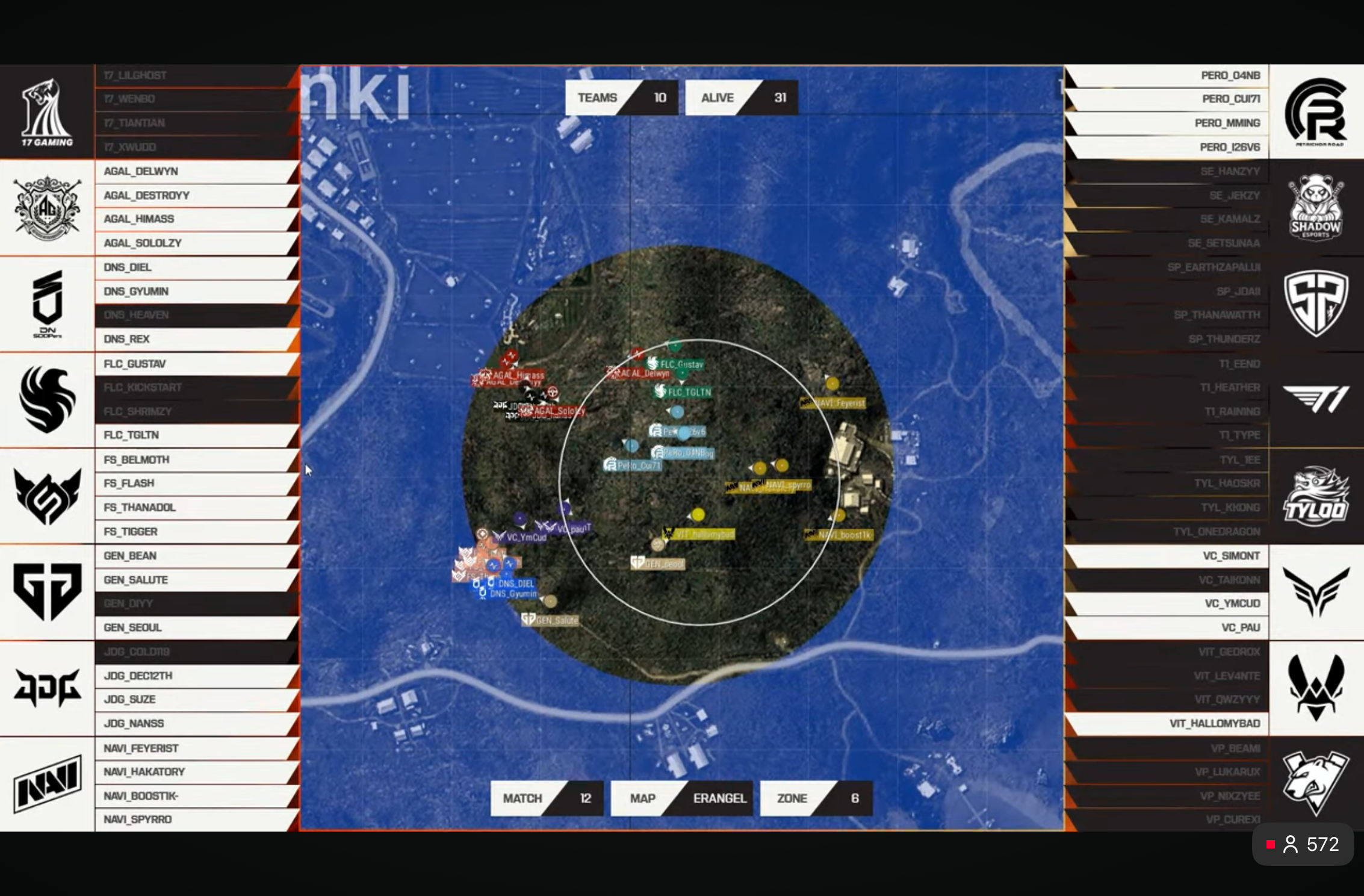 【ewc电竞世俱杯  EWC 小组赛AC组】第六局赛况回顾🧐排名🌊：6淘汰⚔