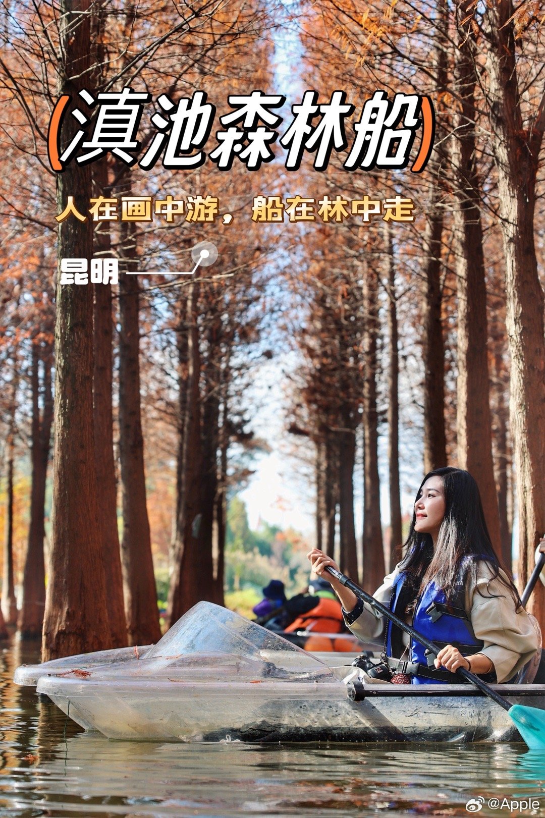 #骑迹春城,畅想美好##跟着赛事游昆明# 昆明滇池森林船体验🚢 | 人在画中游