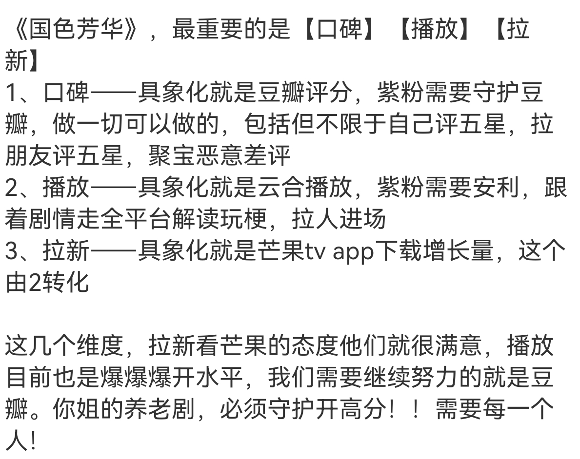 时局都是瞬息万变的口碑能近乎决定后期高度和长尾程度多聊剧情少聊数据每个人都重视d