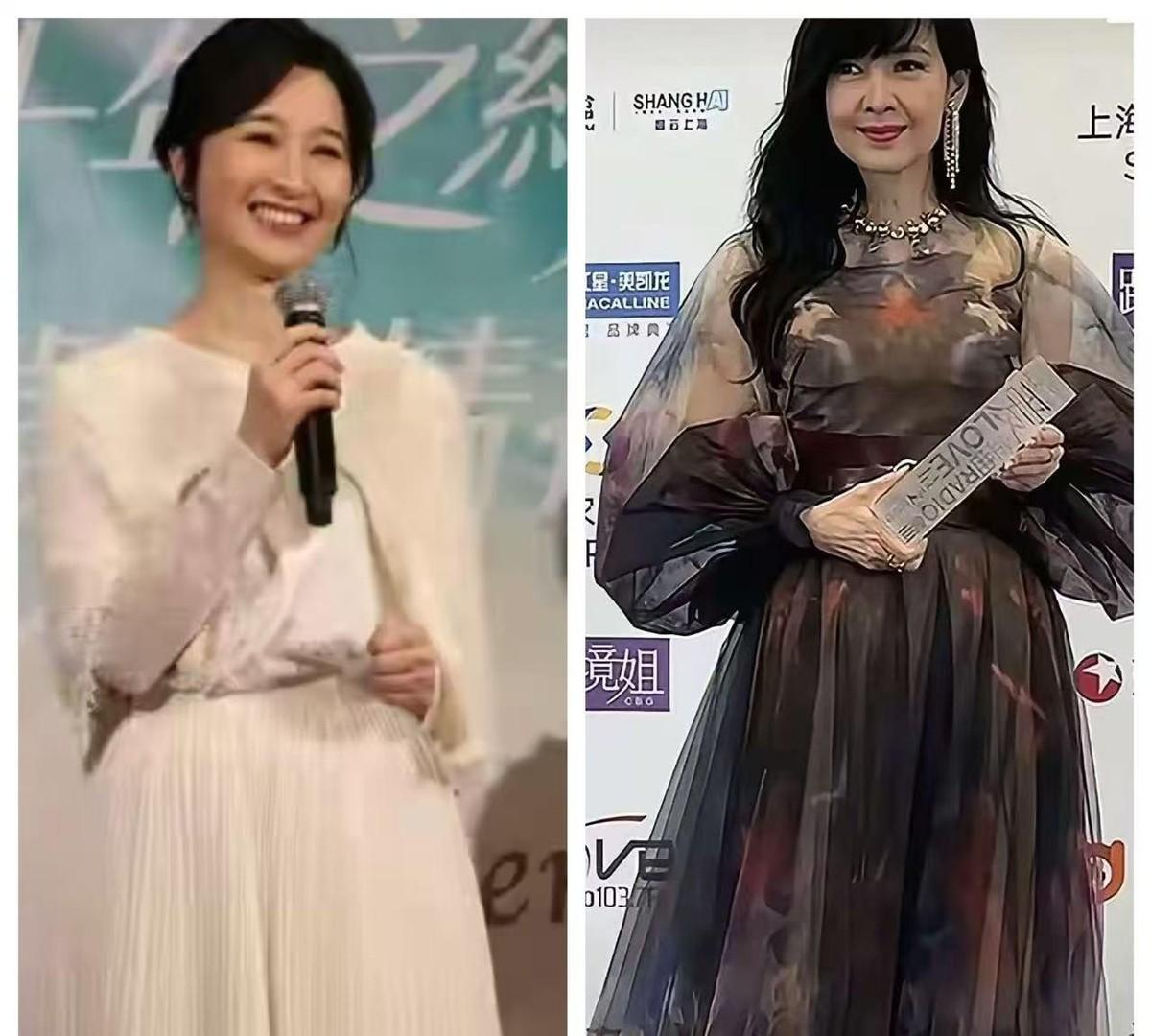 关咏荷素颜出现在社区活动，照片一出，全网都在喊59岁比57岁的周慧敏更嫩。
她穿