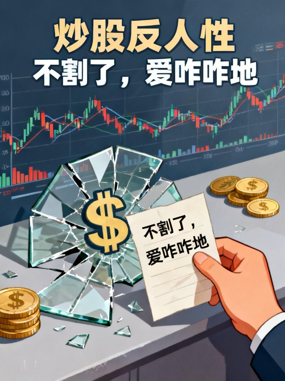 炒股十年，我发现一个反人性的真相：凡是挥刀割肉的，最后都成了“地板侠”。
刚割完