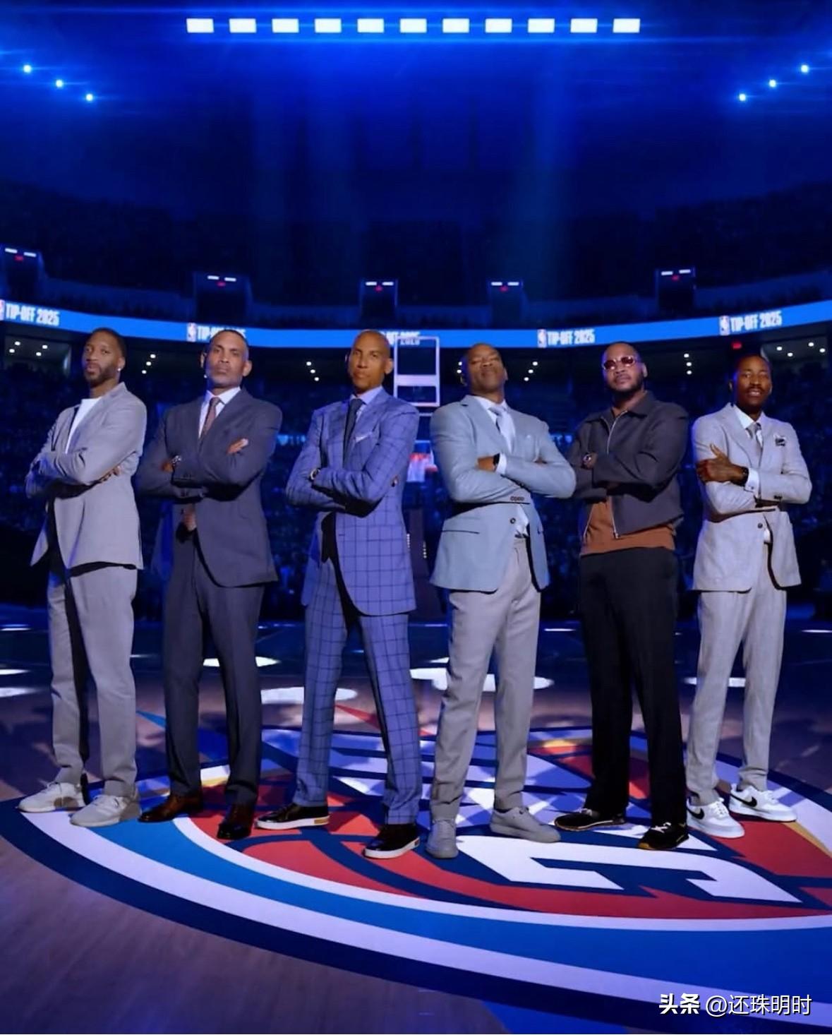 NBC的新直播天团来了，麦迪、安东尼等众多NBA名宿加盟进行开幕式讲解！

今天