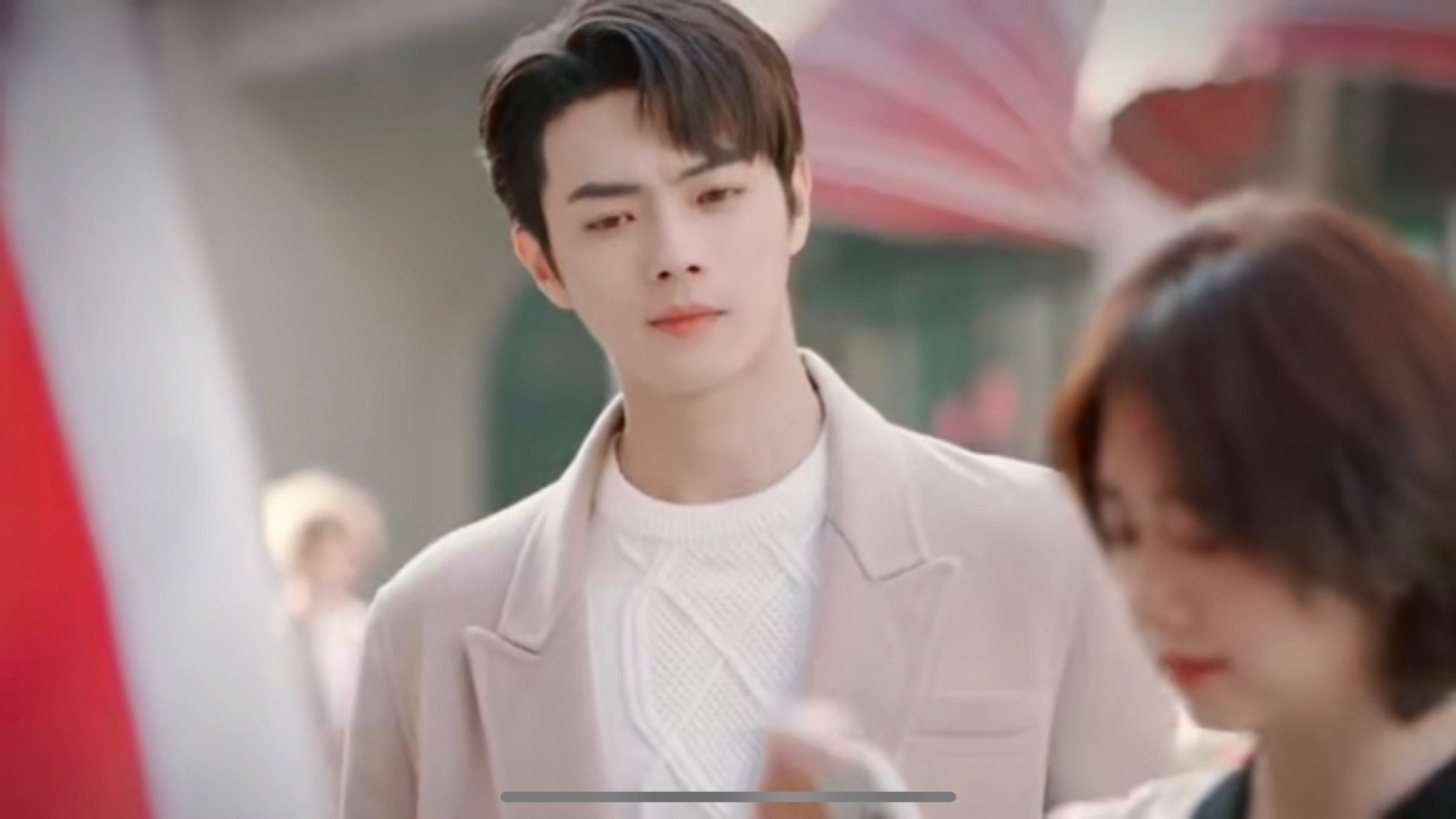 #韩少很久没这样笑过了#男主的帅气不仅体现在外貌，更在于他对女主那份坚定不移的宠