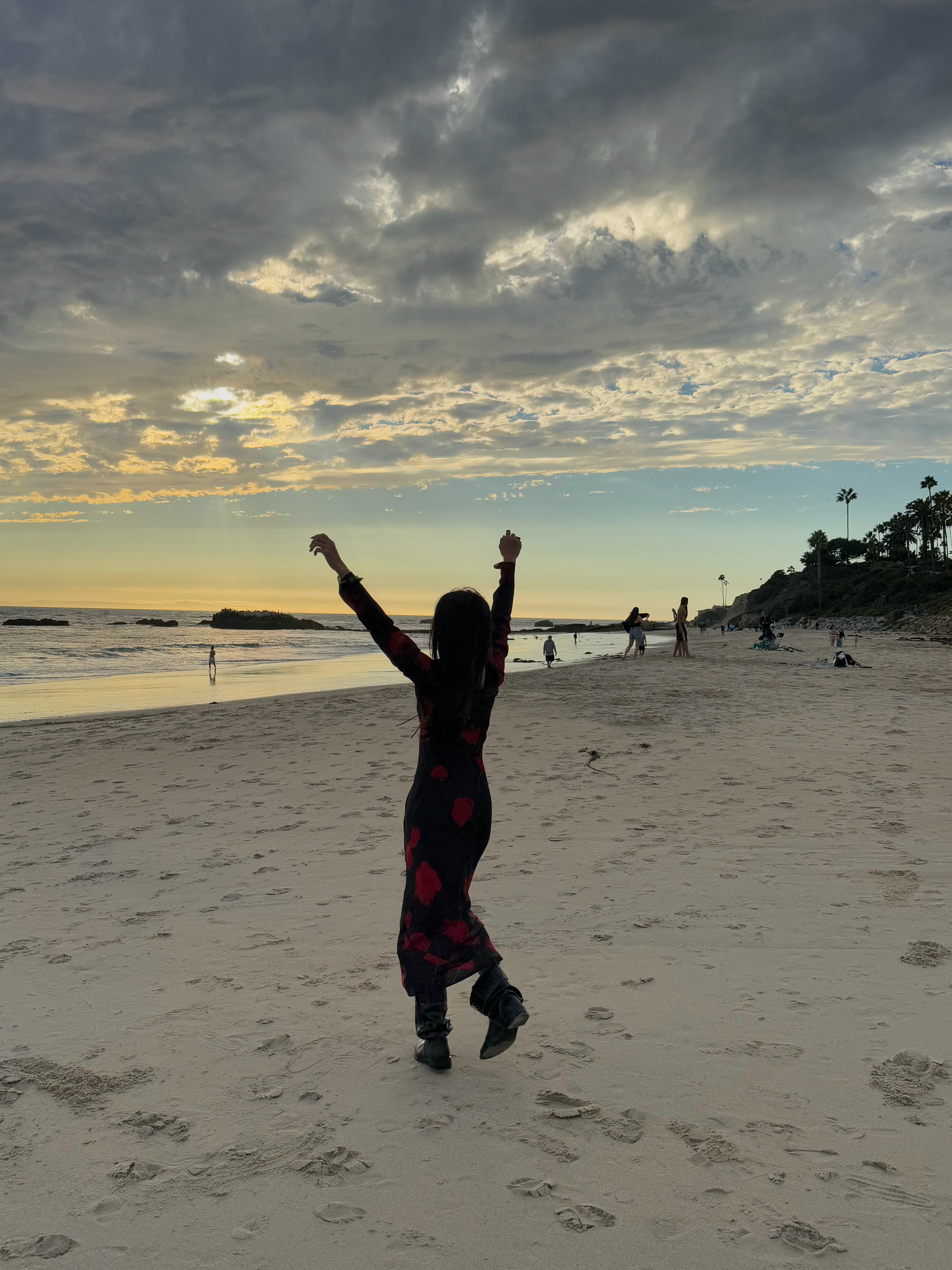 LA的晚霞每一分钟都不一样时隔6年又来了La还是很喜欢这里的氛围去了Santa 